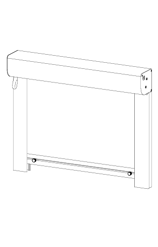 Omni Channel screen with aluminium side channels